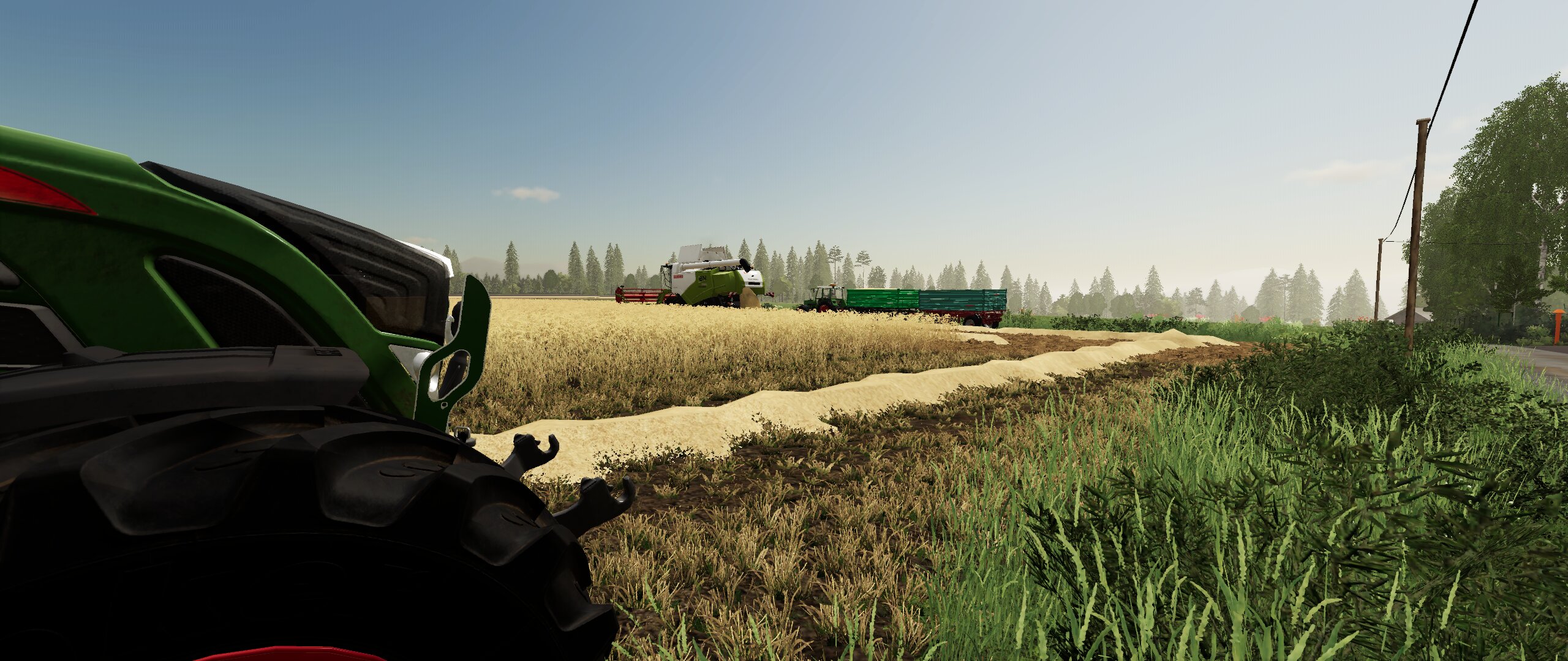 Triticale dreschen