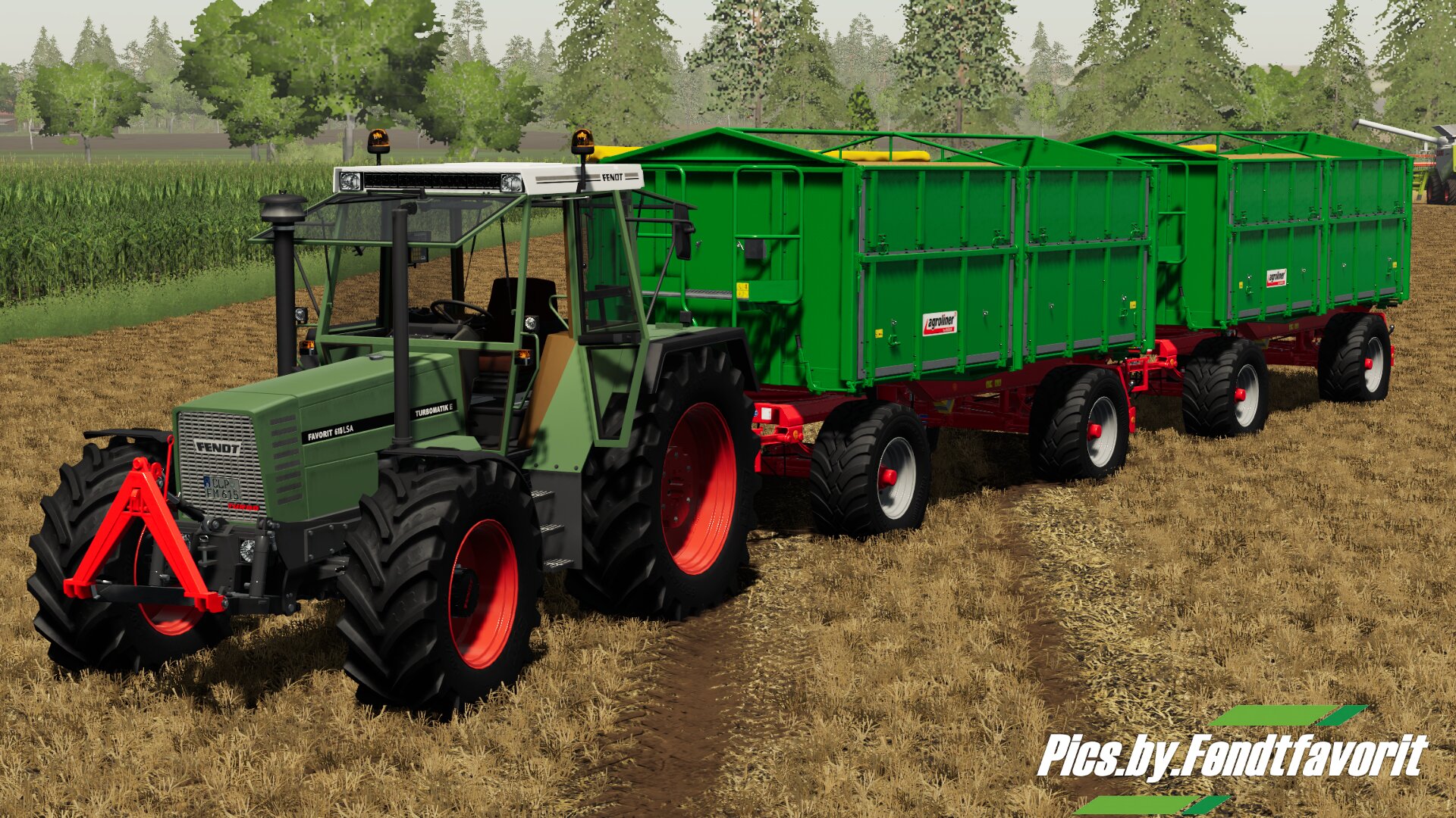 Abfahren mitm Fendt 615 LSA Duospeed