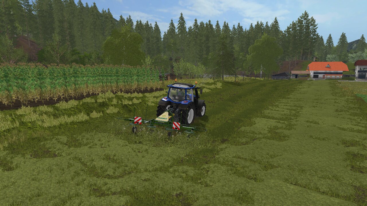 Mit einen Krone Vendro 470 Zettern