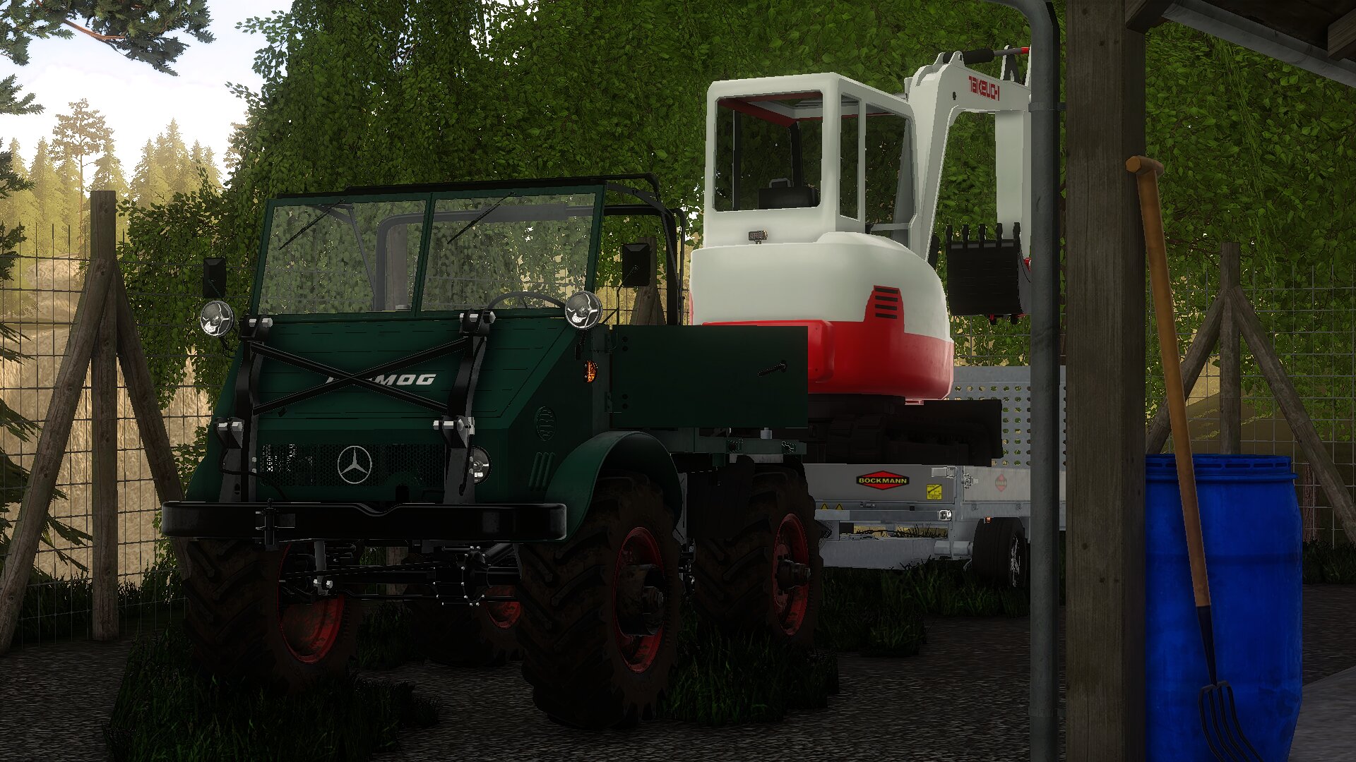 Bagger abgeholt