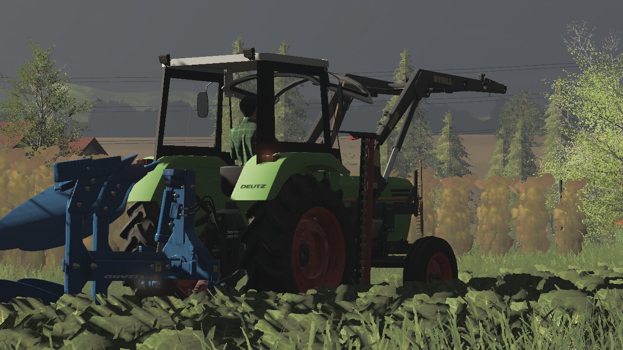 Ackern mit dem Deutz Bild3