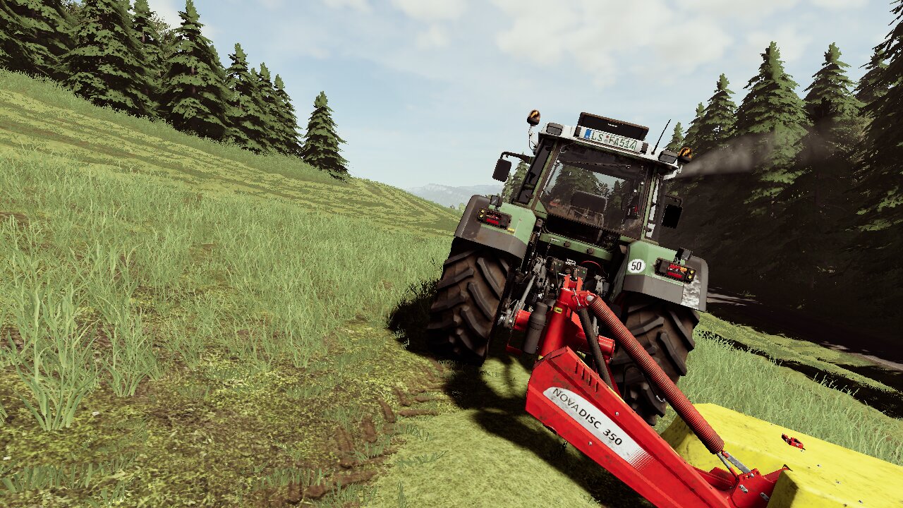 mähen mit fendt Favourite 515 c