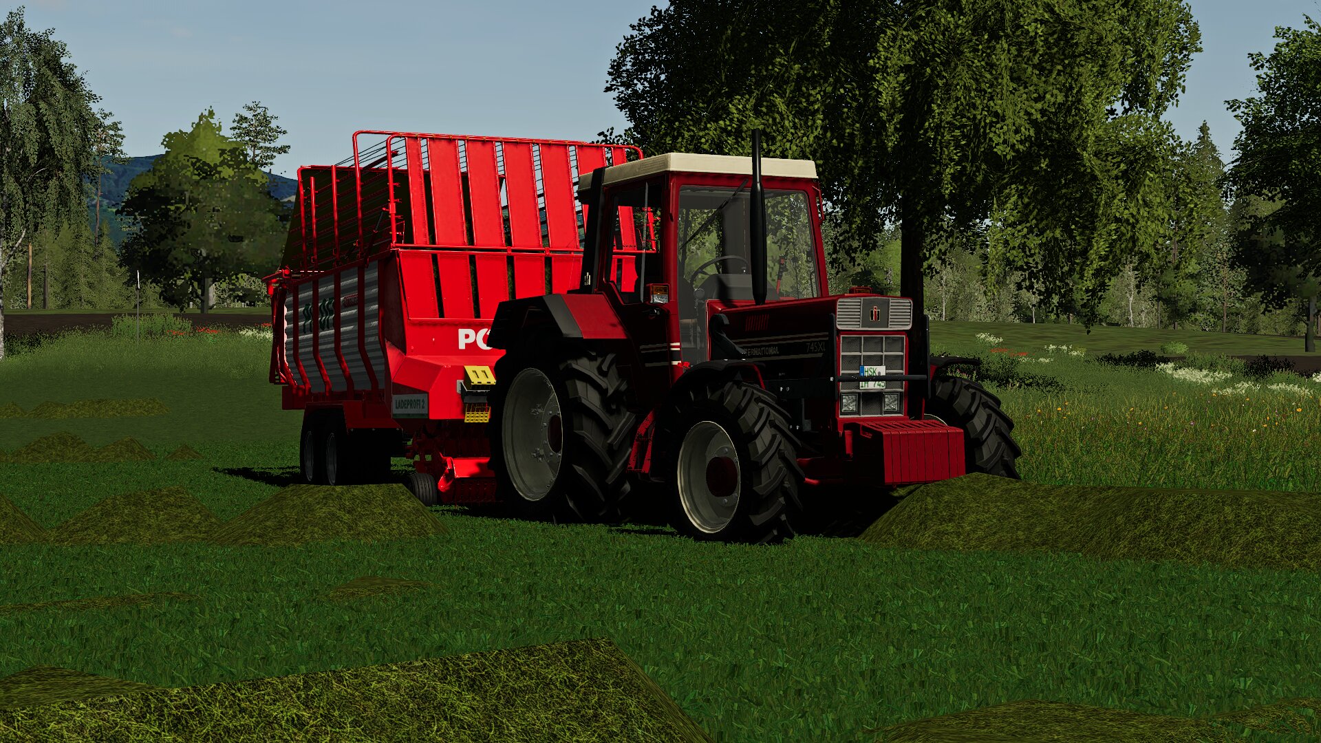 IHC 745XL und Pöttinger Ladeprofi 2