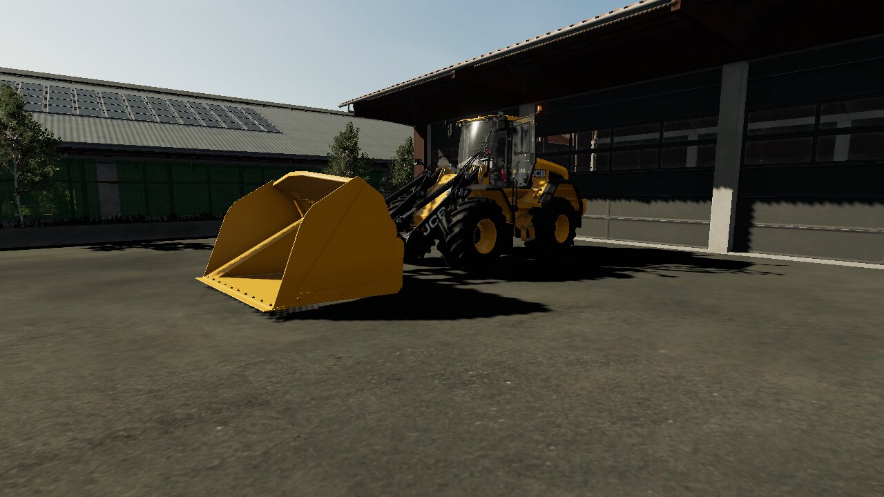 Neuen JCB Radlader in empfang genommen