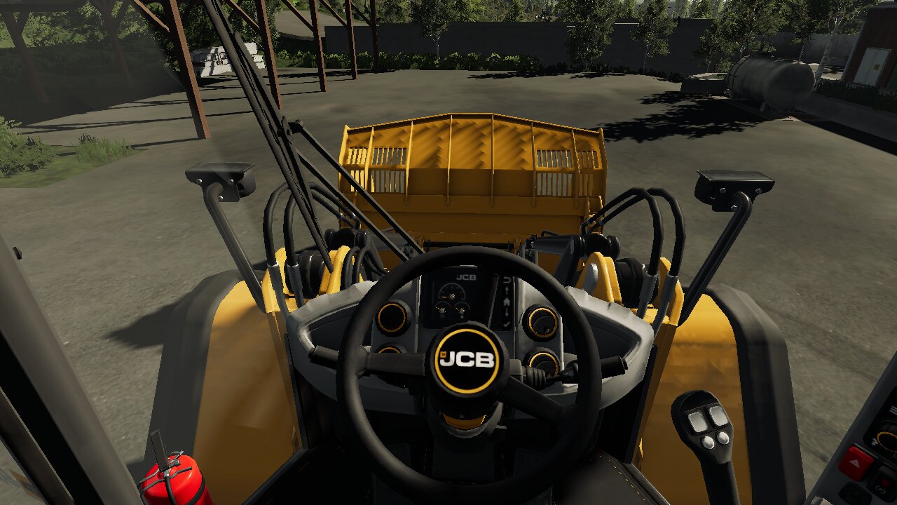 Neuen JCB Radlader in empfang genommen