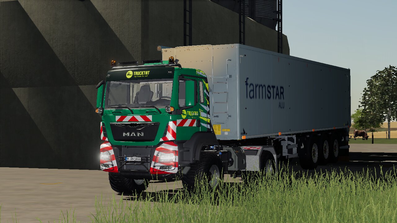 Mal mit dem LKW Abtanken am Silo