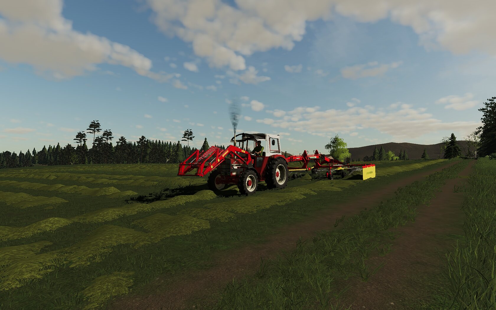 Den 1. Schnitt schwadern mit IHC Power :)