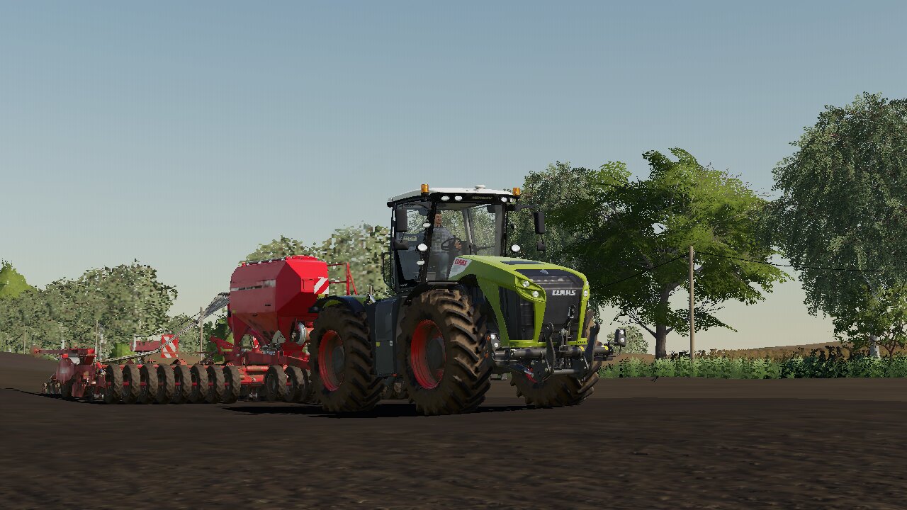 Der Claas im Einsatz