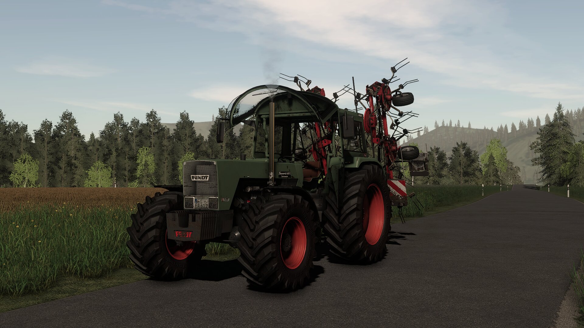 Kreiseln mit dem Fendt Favorit 611 s