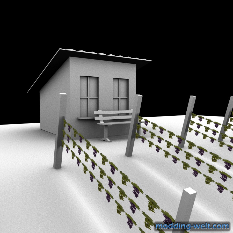 Weinberg Hütte Render ;) New Project :D