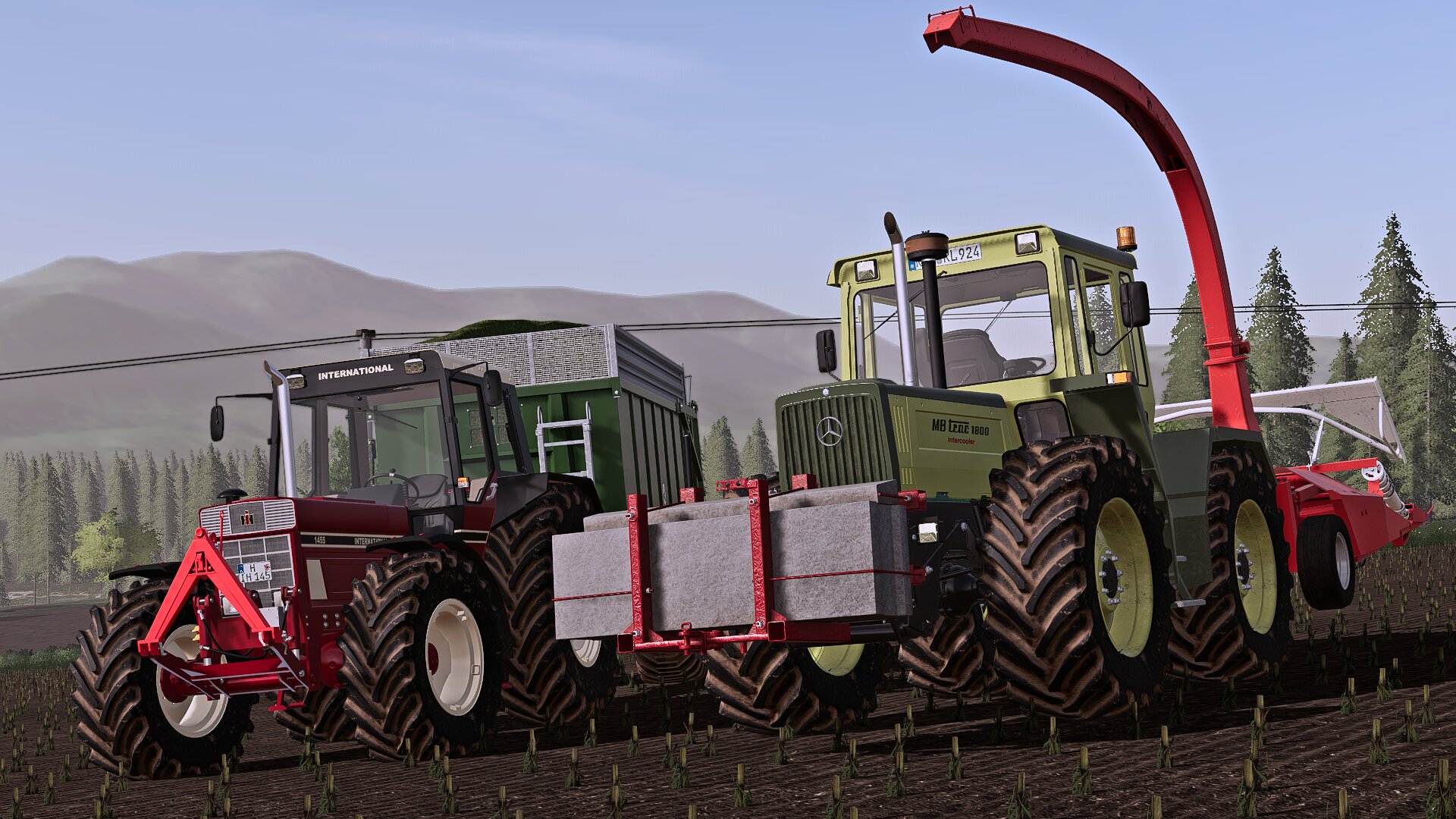Mais Party mit 1455 und Mb Trac :D