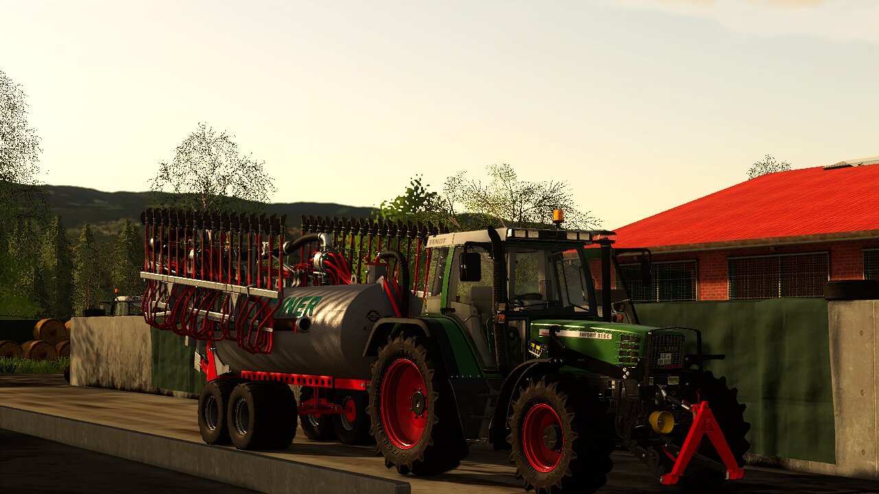 Weiter am Gülle fahren