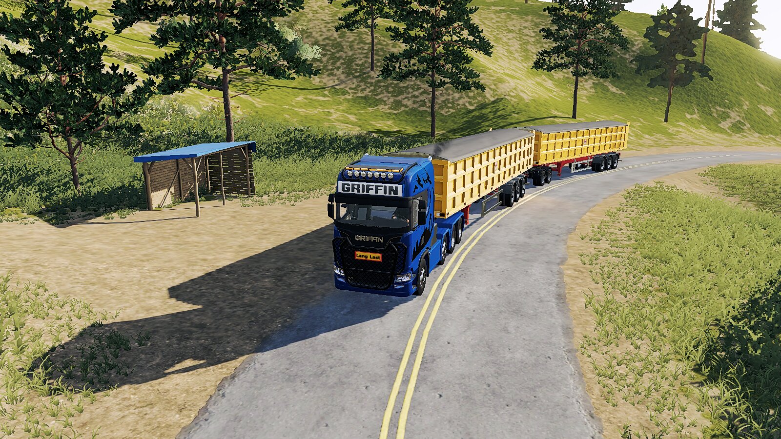 Roadtrain on the Road