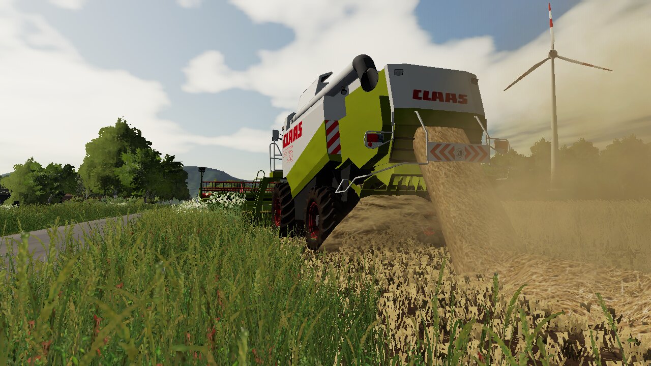 Neuer Lexion auf meinem Hof
