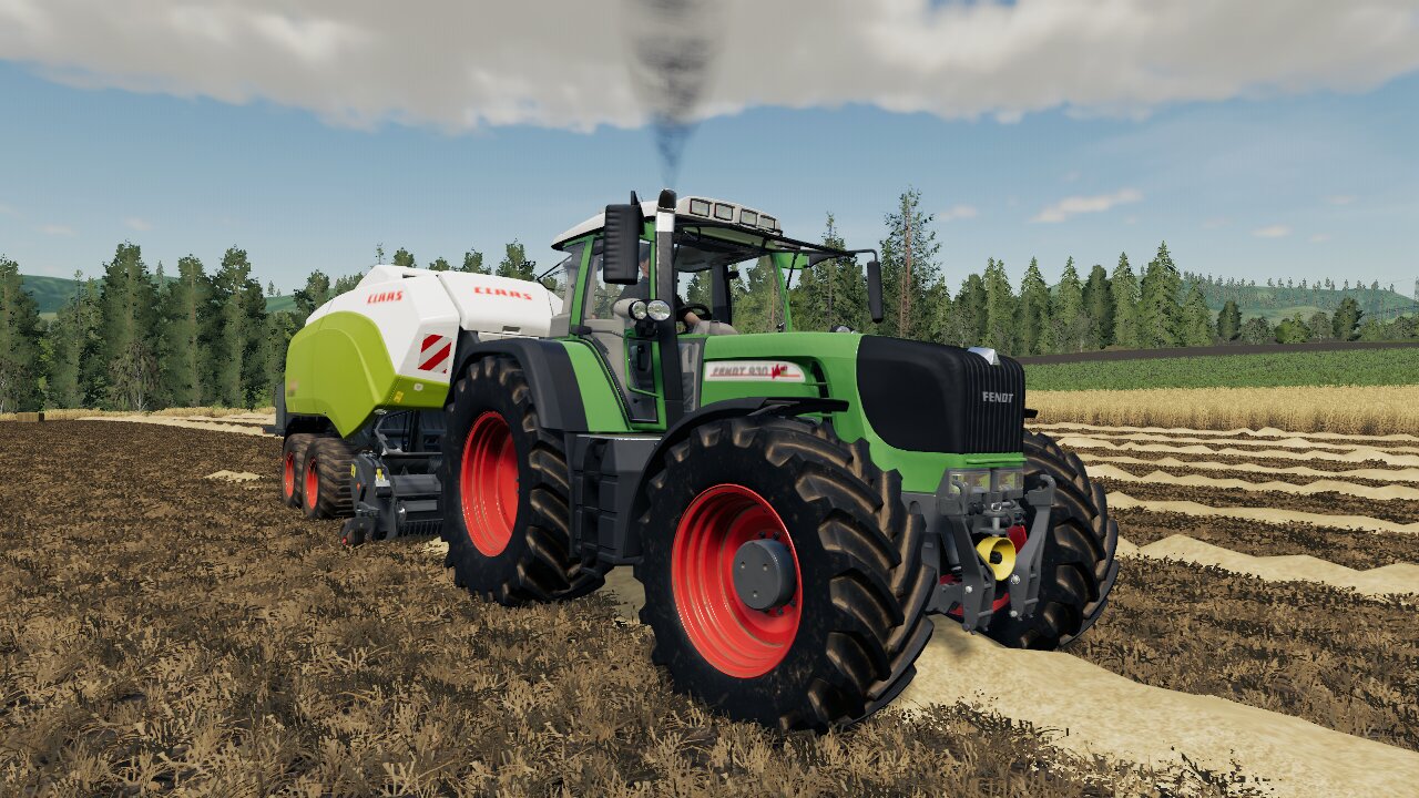 Stroh pressen mit dem 930