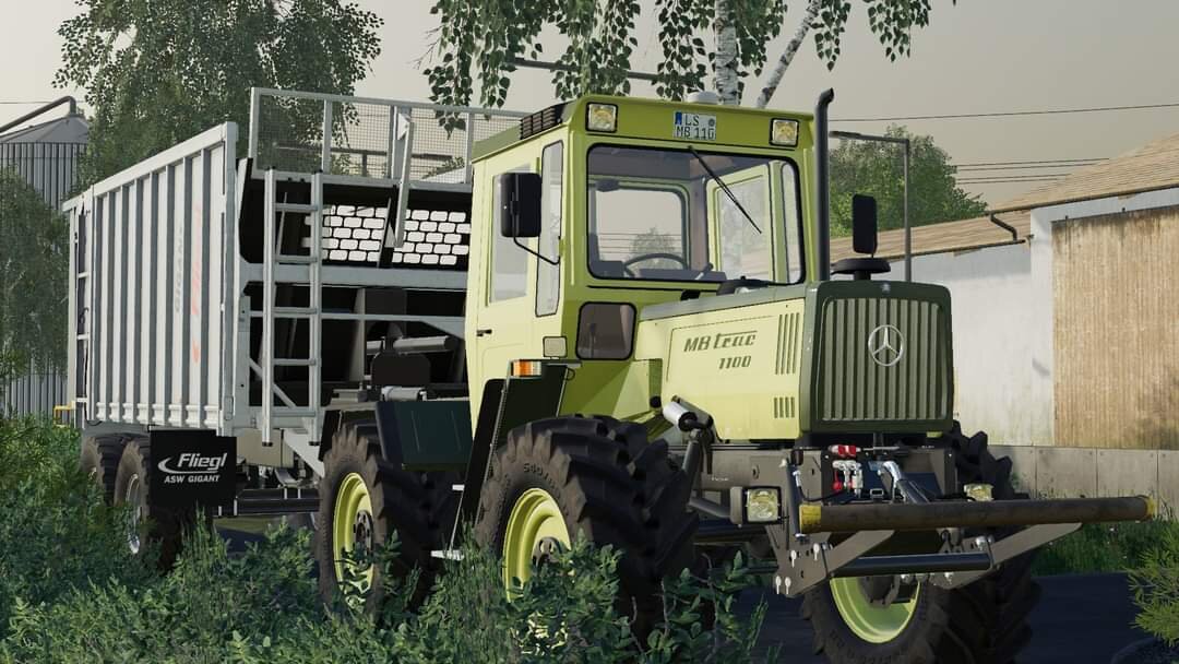 Mais abfahren mit dem MB Trac 1100er