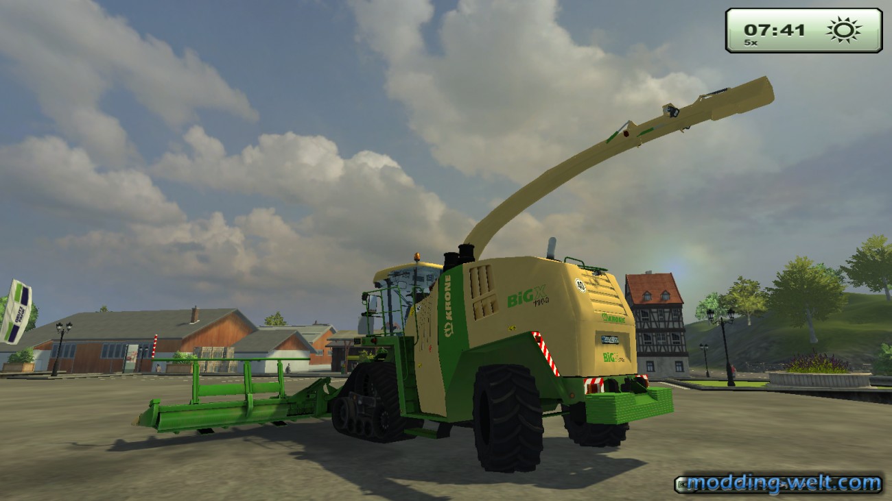 Krone BigX 1100 Kettenfahrwerk