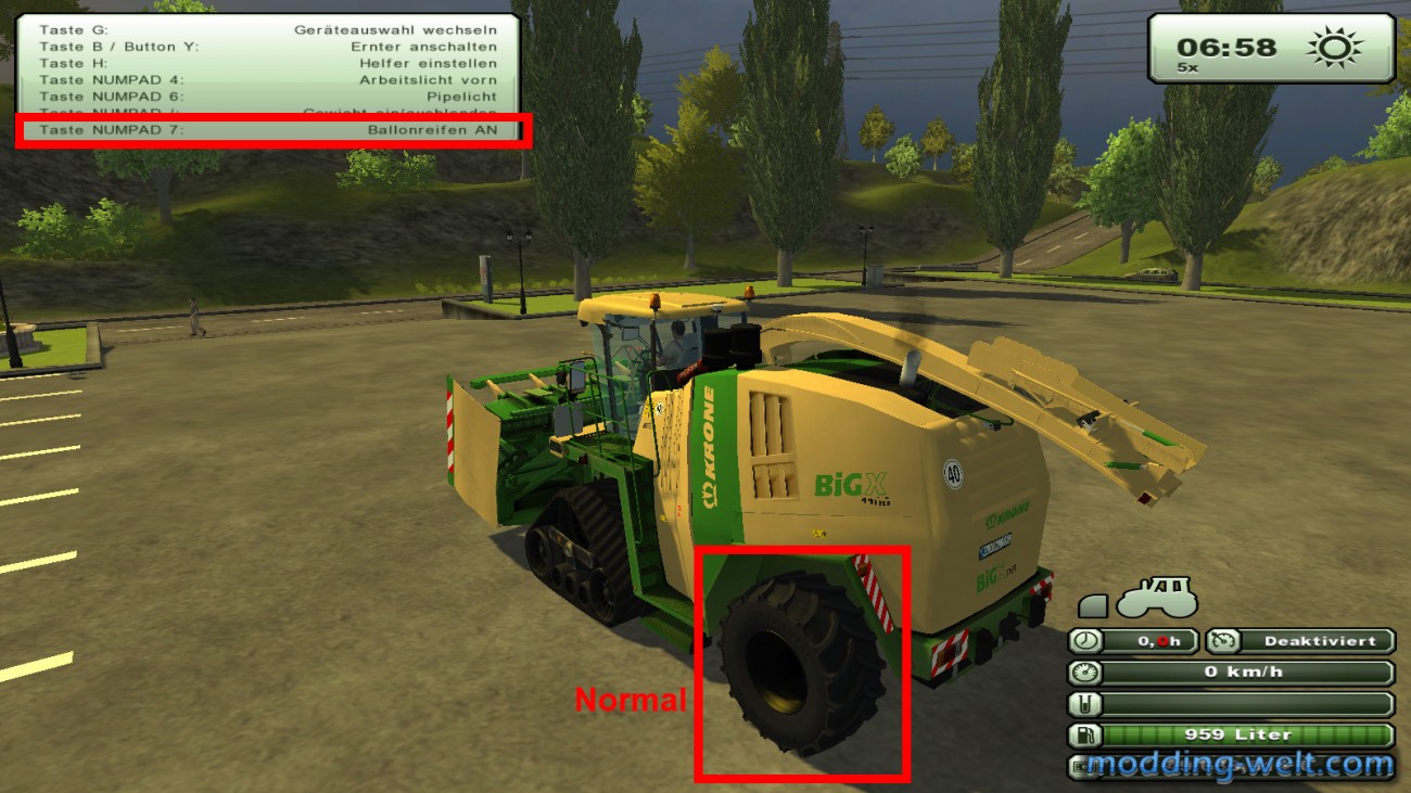 Krone BigX 1100 Kettenfahrwerk