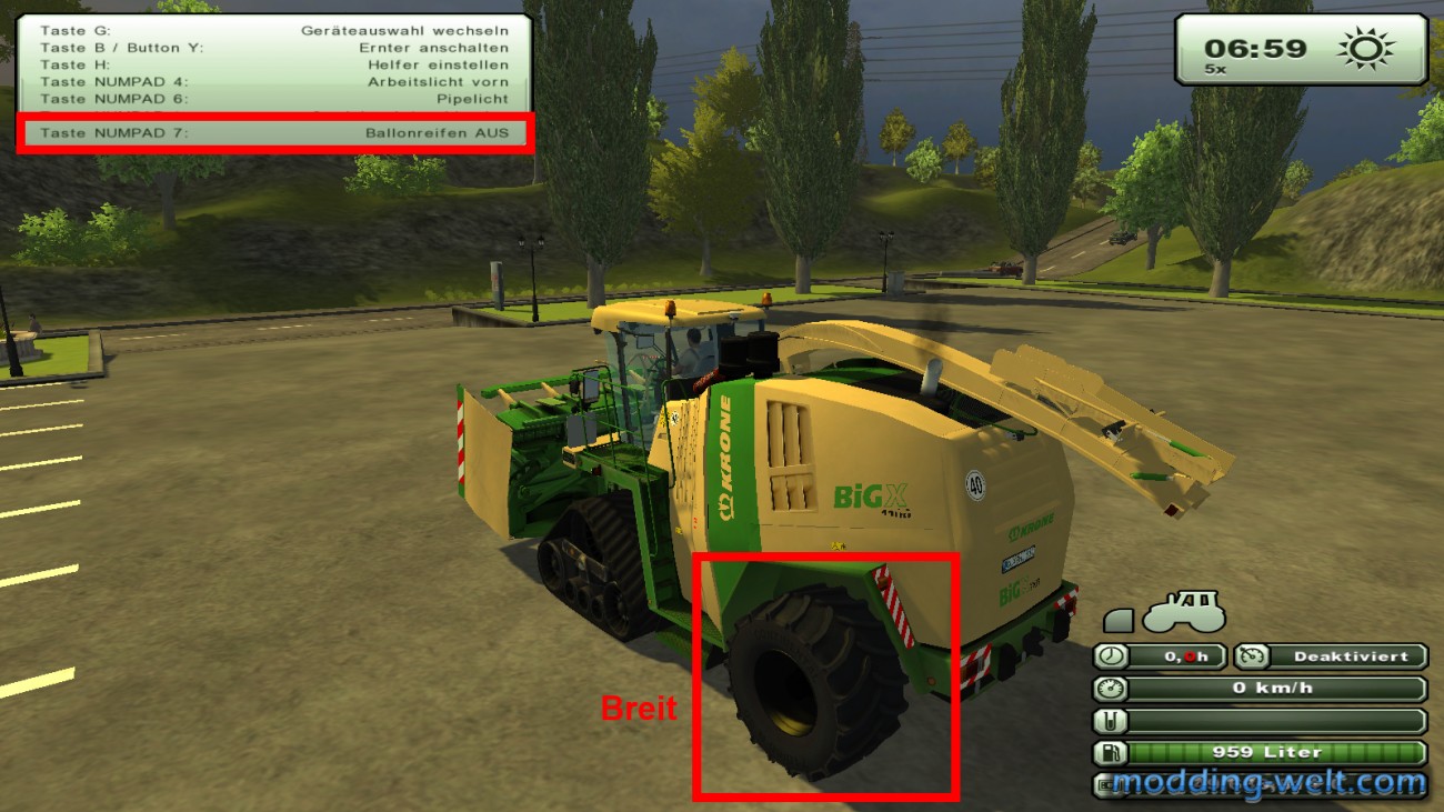 Krone BigX 1100 Kettenfahrwerk