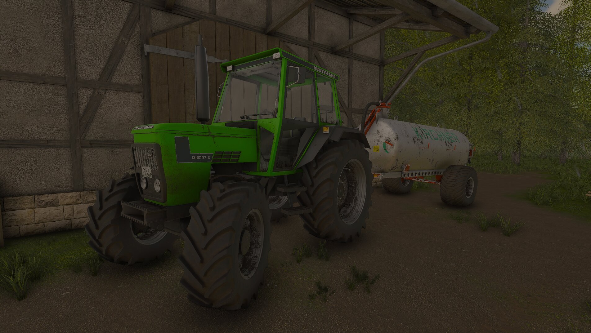 Gülle Fahren Mit dem Deutz