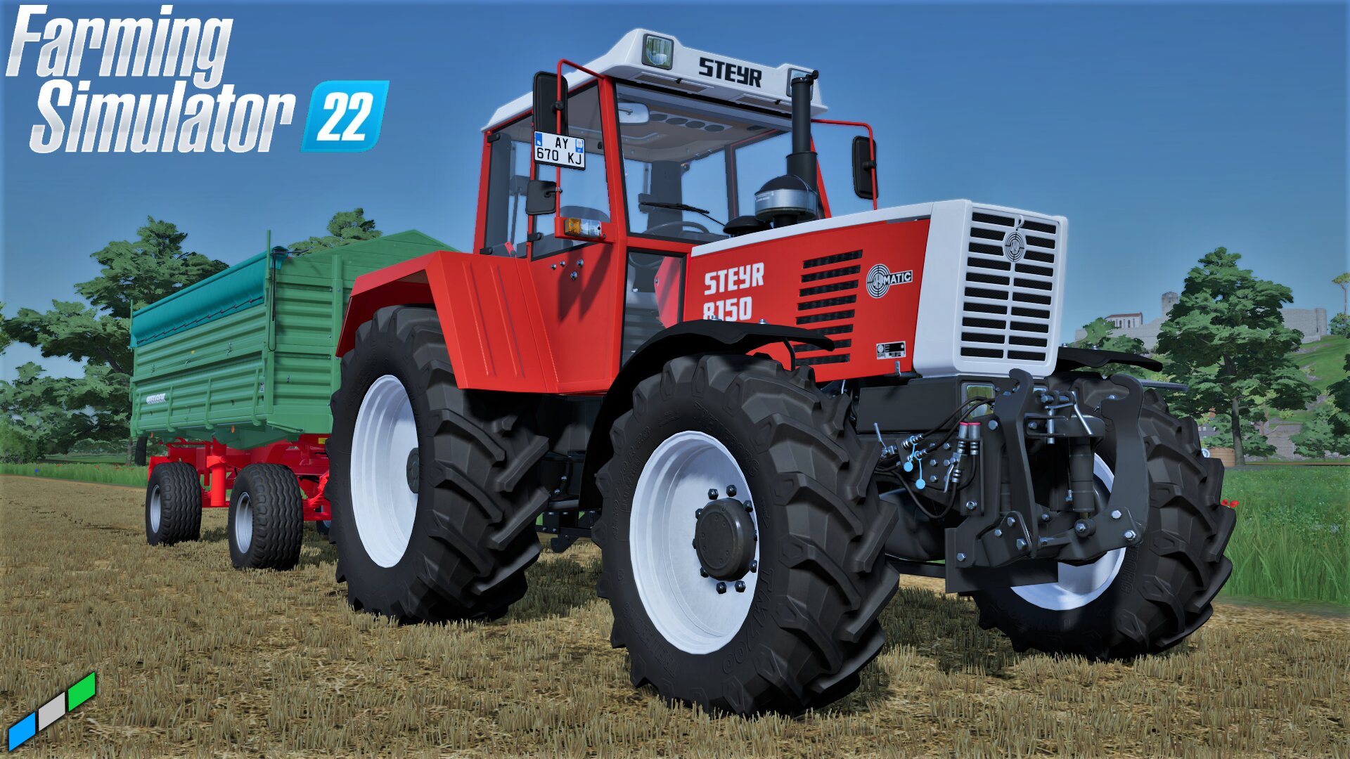 Der Steyr 8150 am schuften