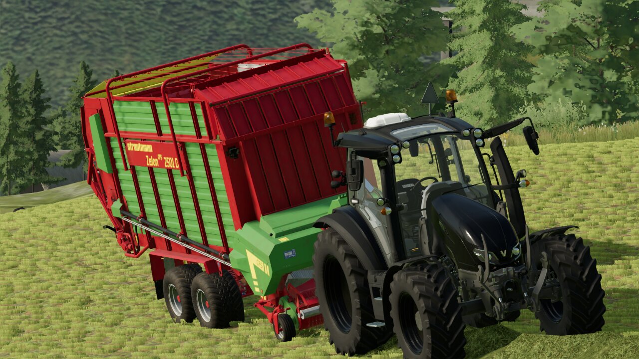 Gras einfahren