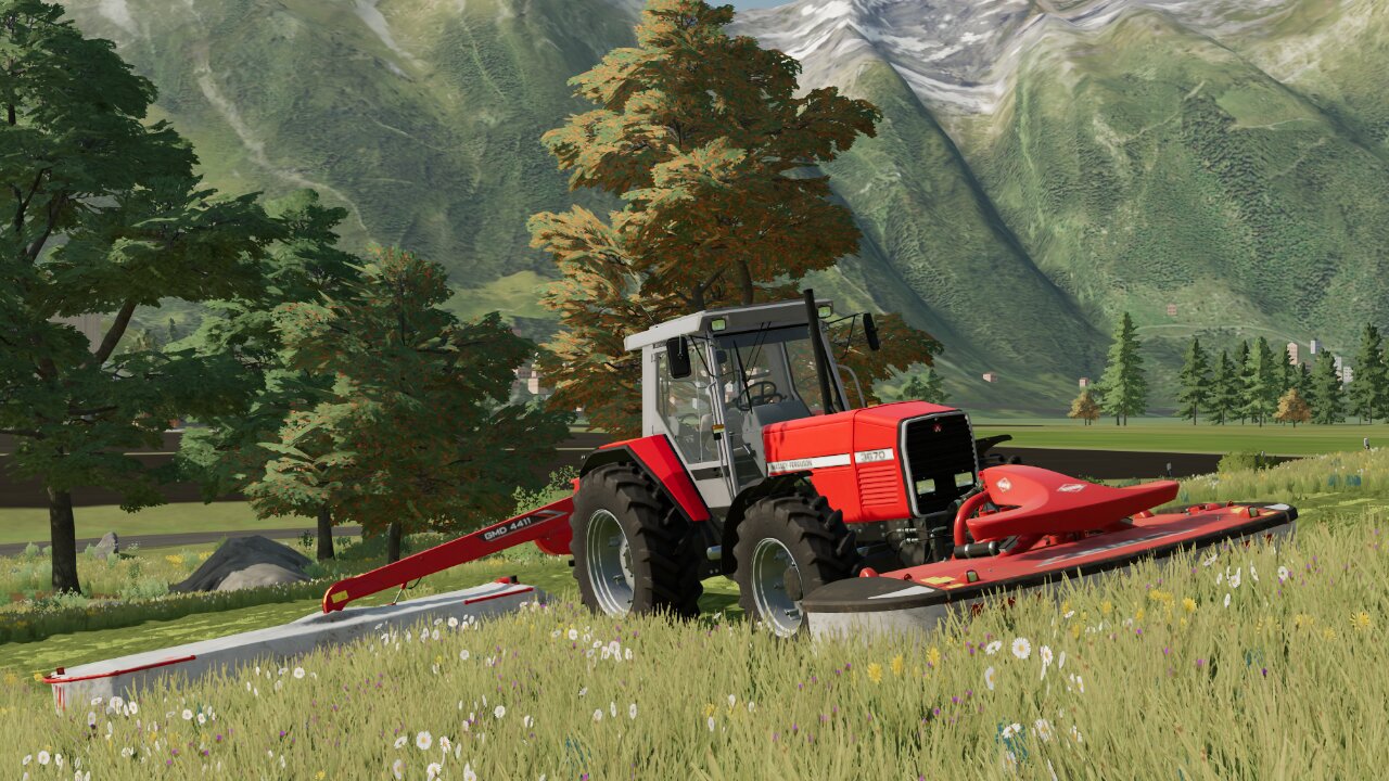 Gras mähen