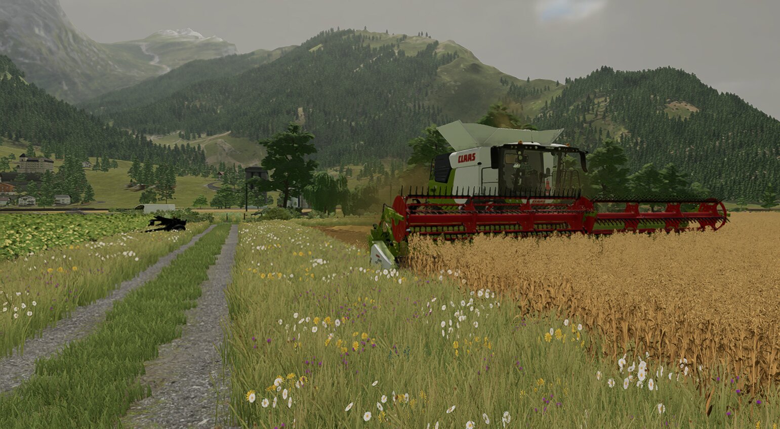 Dreschen mit dem neuen Trion 720