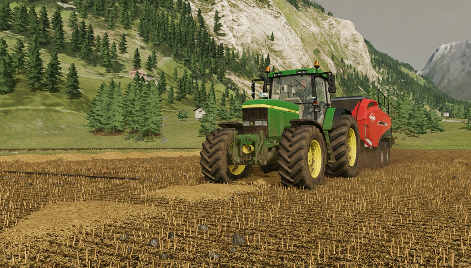 Ballen pressen mit dem 7810