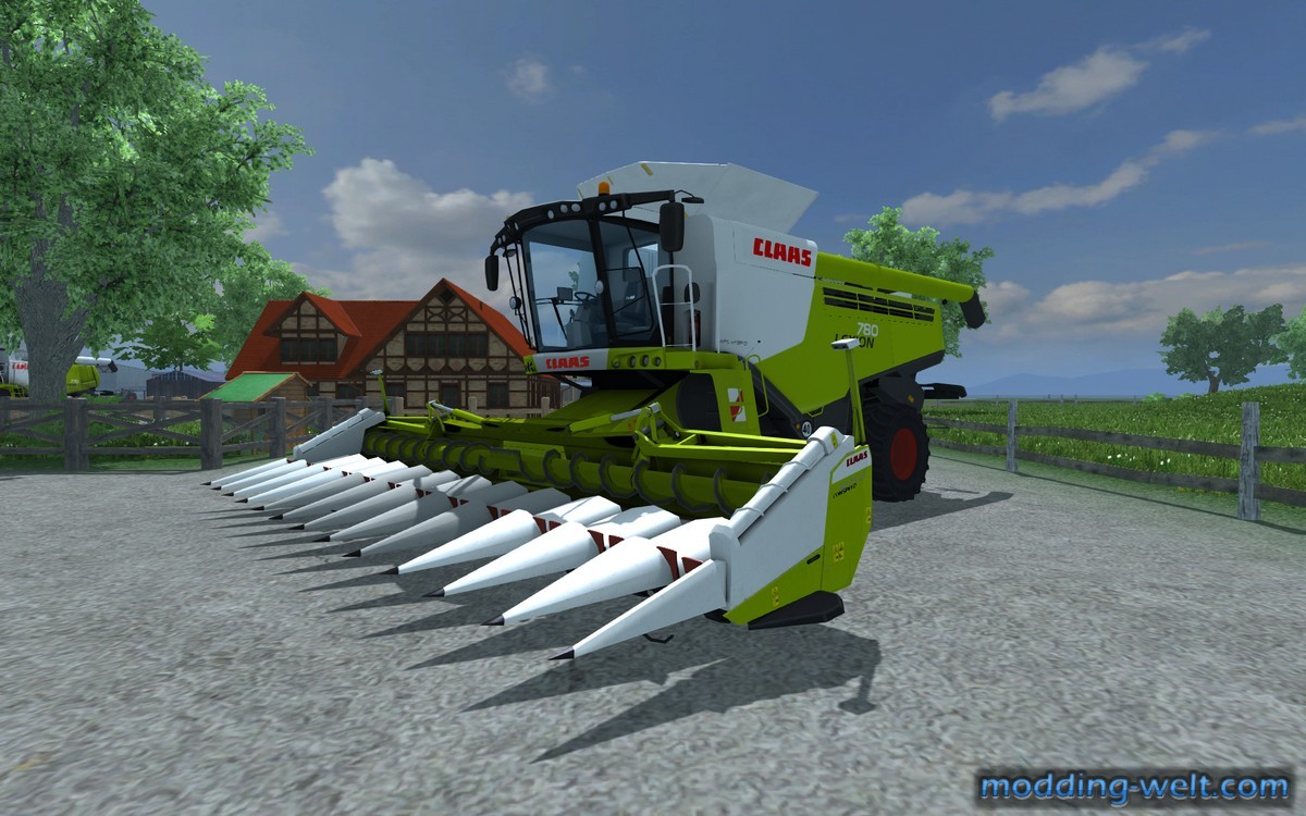 Lexion 780TT bereit zum Mais dreschen