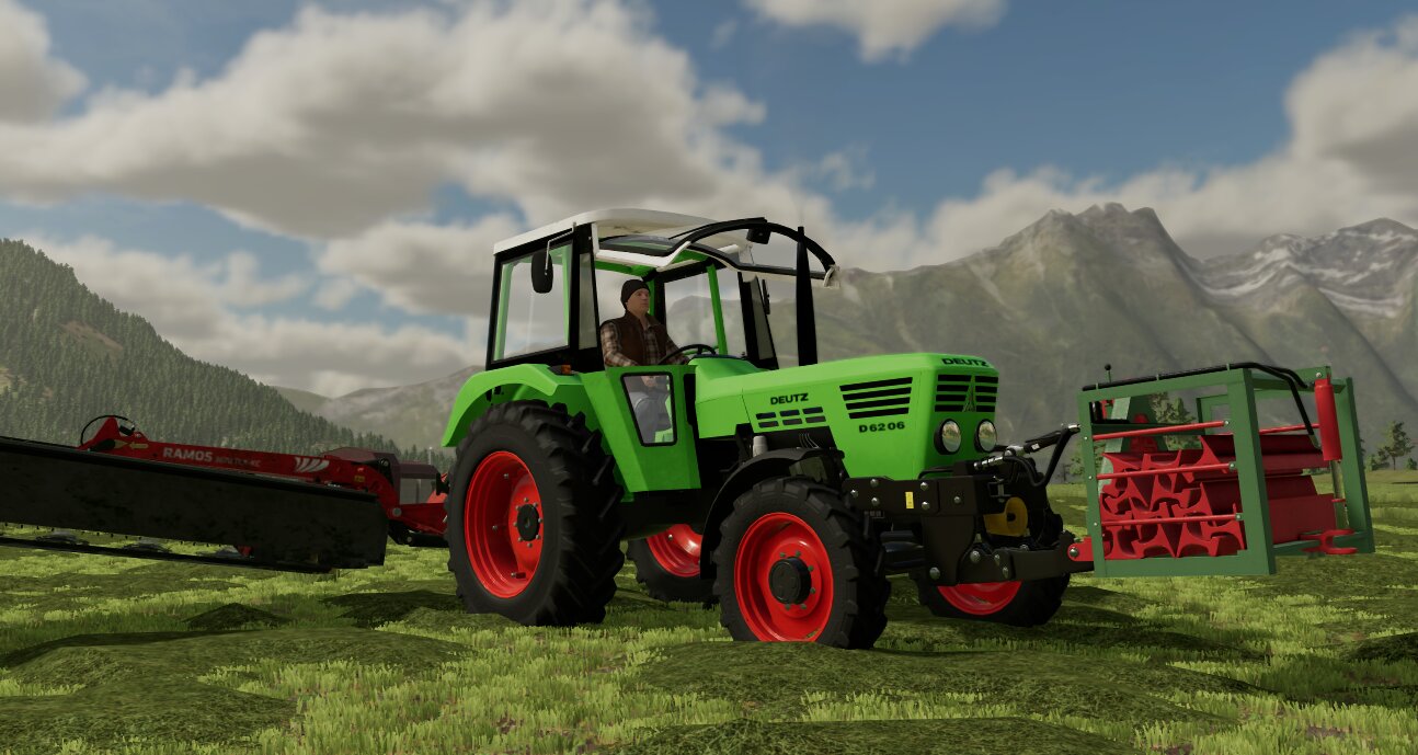 Mähen mit dem Deutz