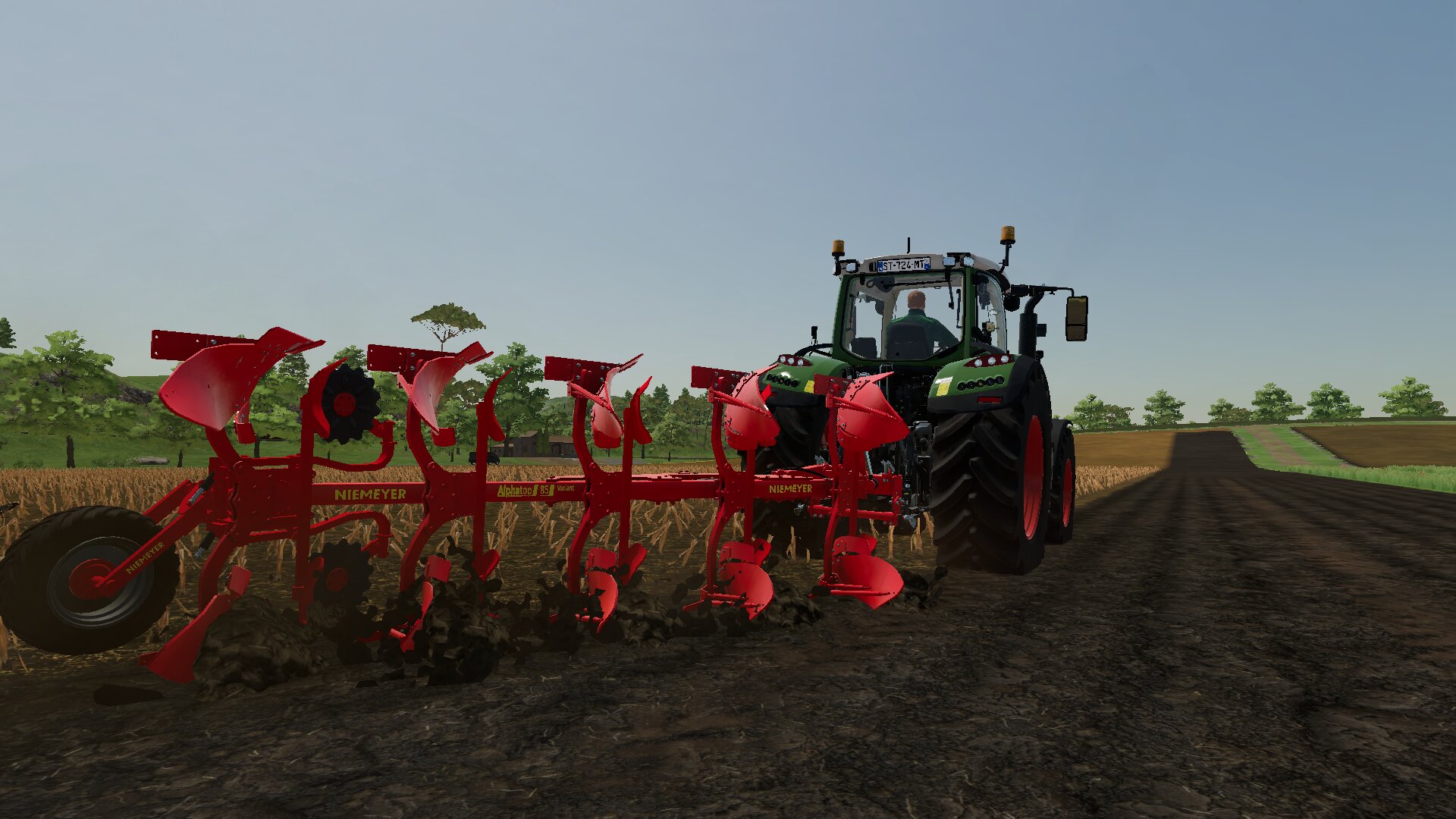 Pflügen mitm neuen aus Riesenbeck