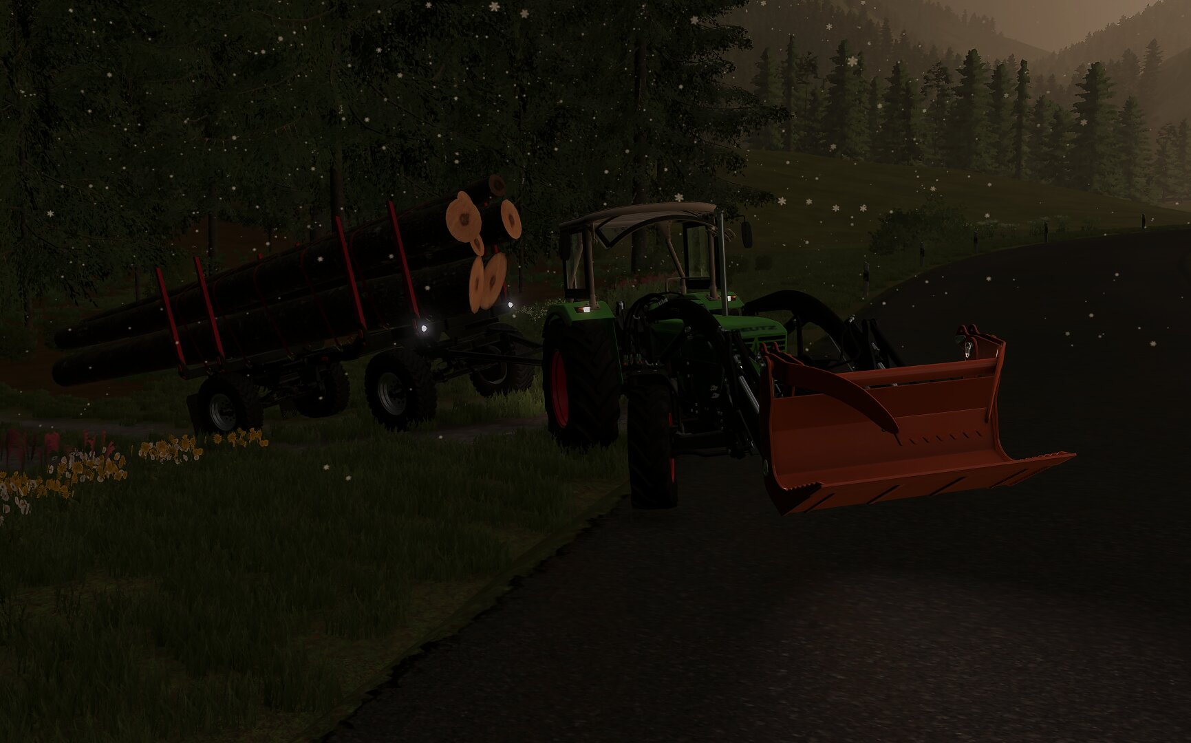 Holz fahren