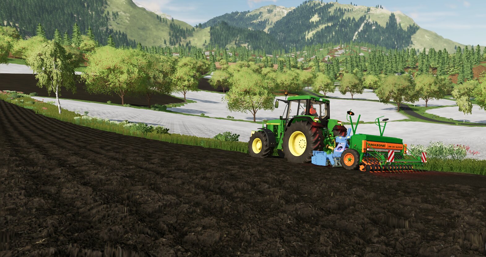 6910S am Hafer Sähen