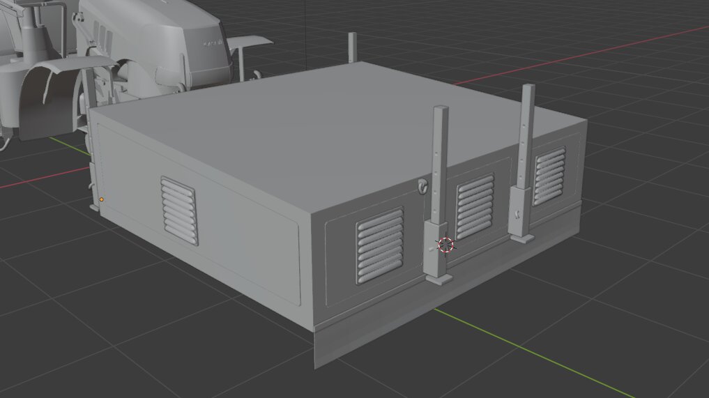 WIP - Eckiges Dingsbums mit Stützen