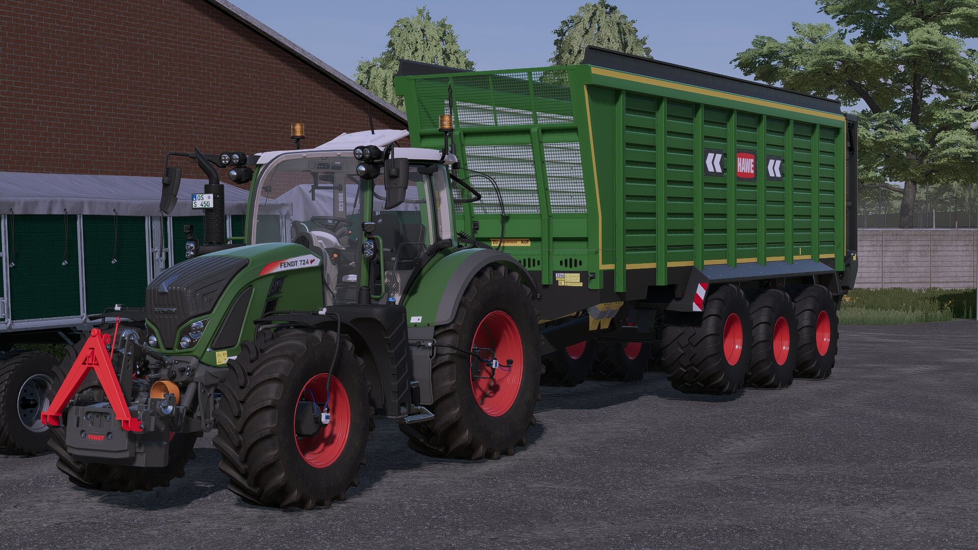Fendt 724 S4 & Hawe Slw50