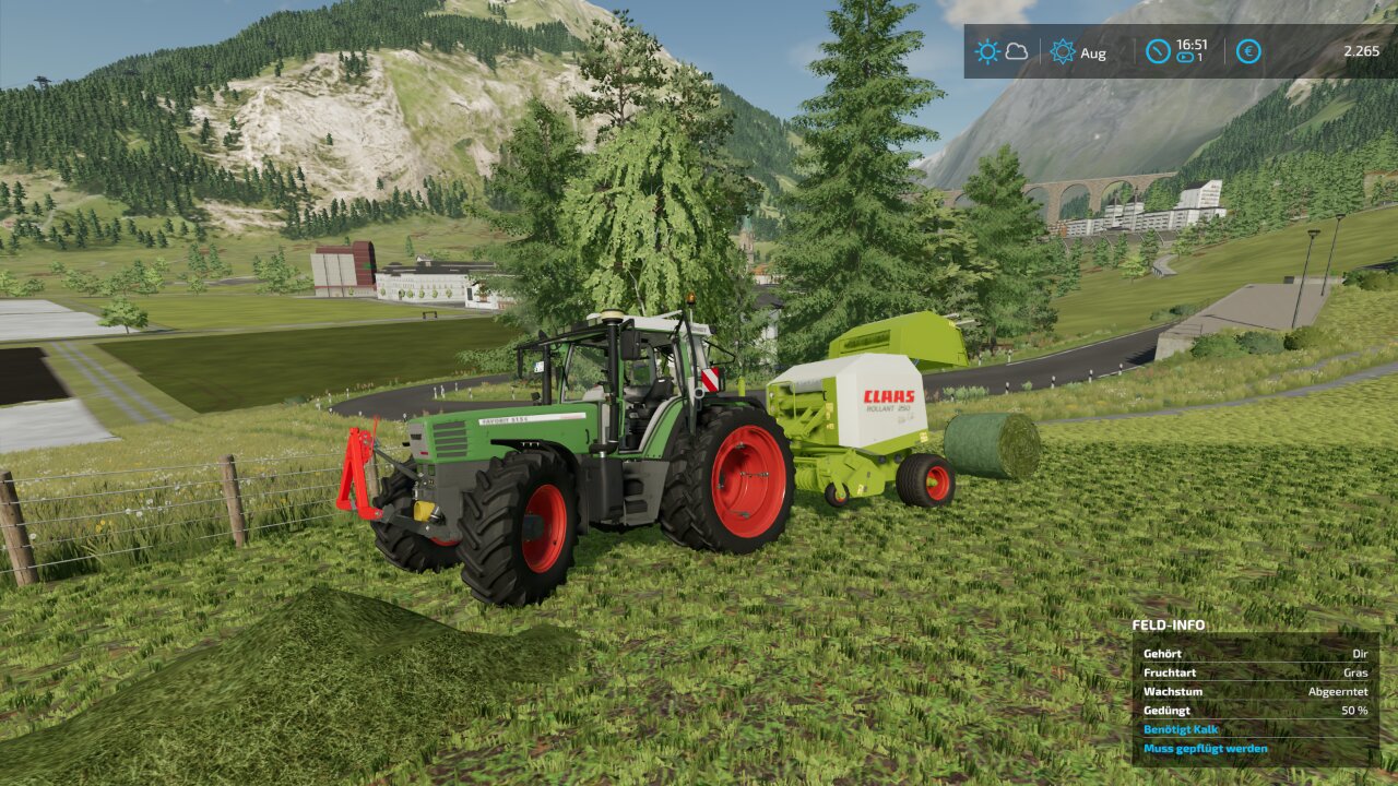 Siloballen pressen mit der neuen Claas Rollant 250