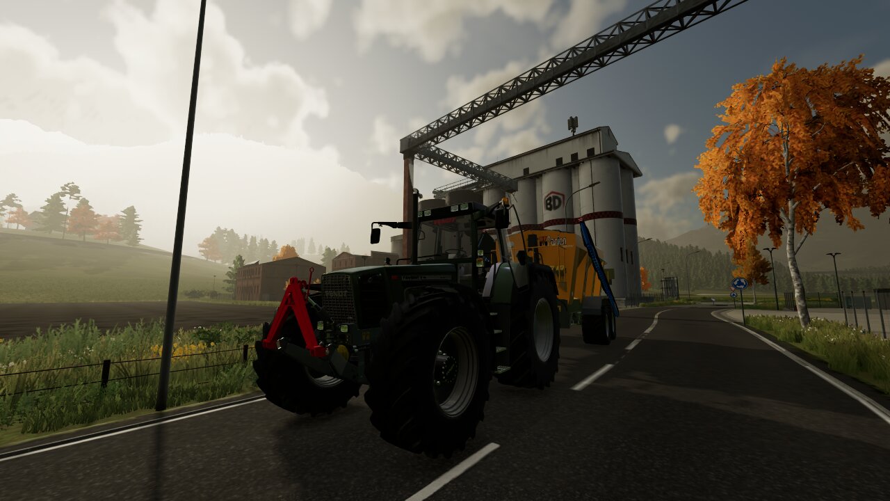und ich tu kalken mit lohner seinem Fendt