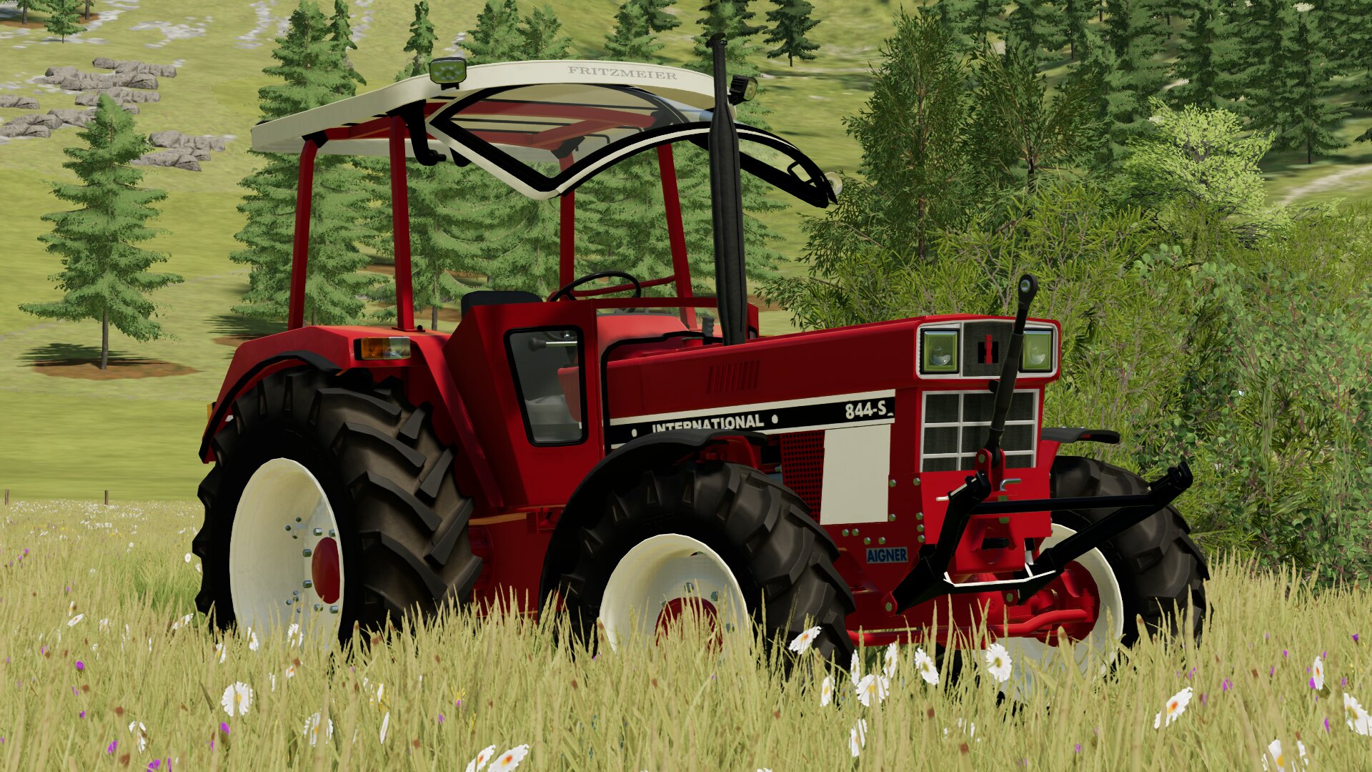 Ihc 844AS mit Fronthydraulik
