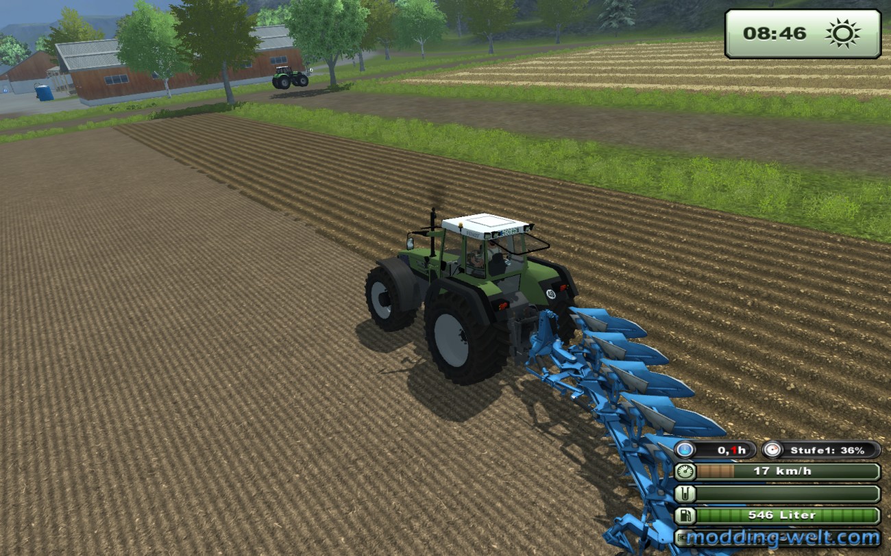 Fendt 824FL Ploughing by Trabby76