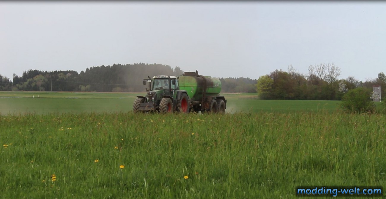 Unser Fendt 820 in Real Life im Einsatz