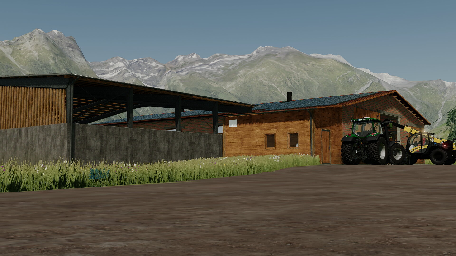 Mein Außenklima-Schweinestall zum ersten Mal ingame