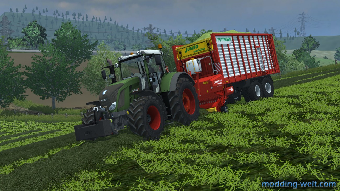 Fendt 828 mit Pöttinger Jumbo 7210 CL