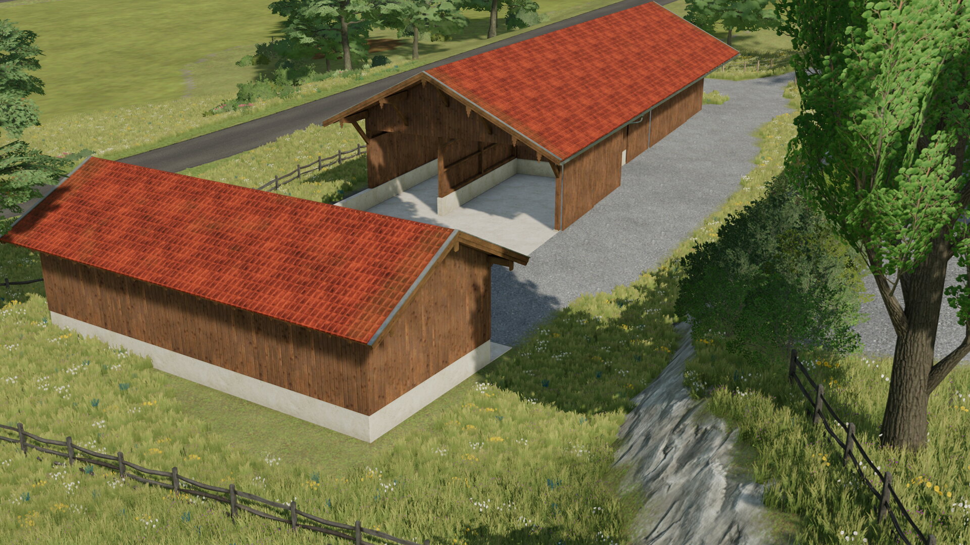 Hofbau auf der Erlengrat. Berghof 1