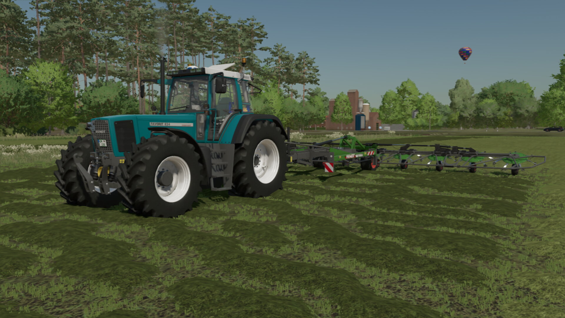 Mit dem Fendt 824 Wenden