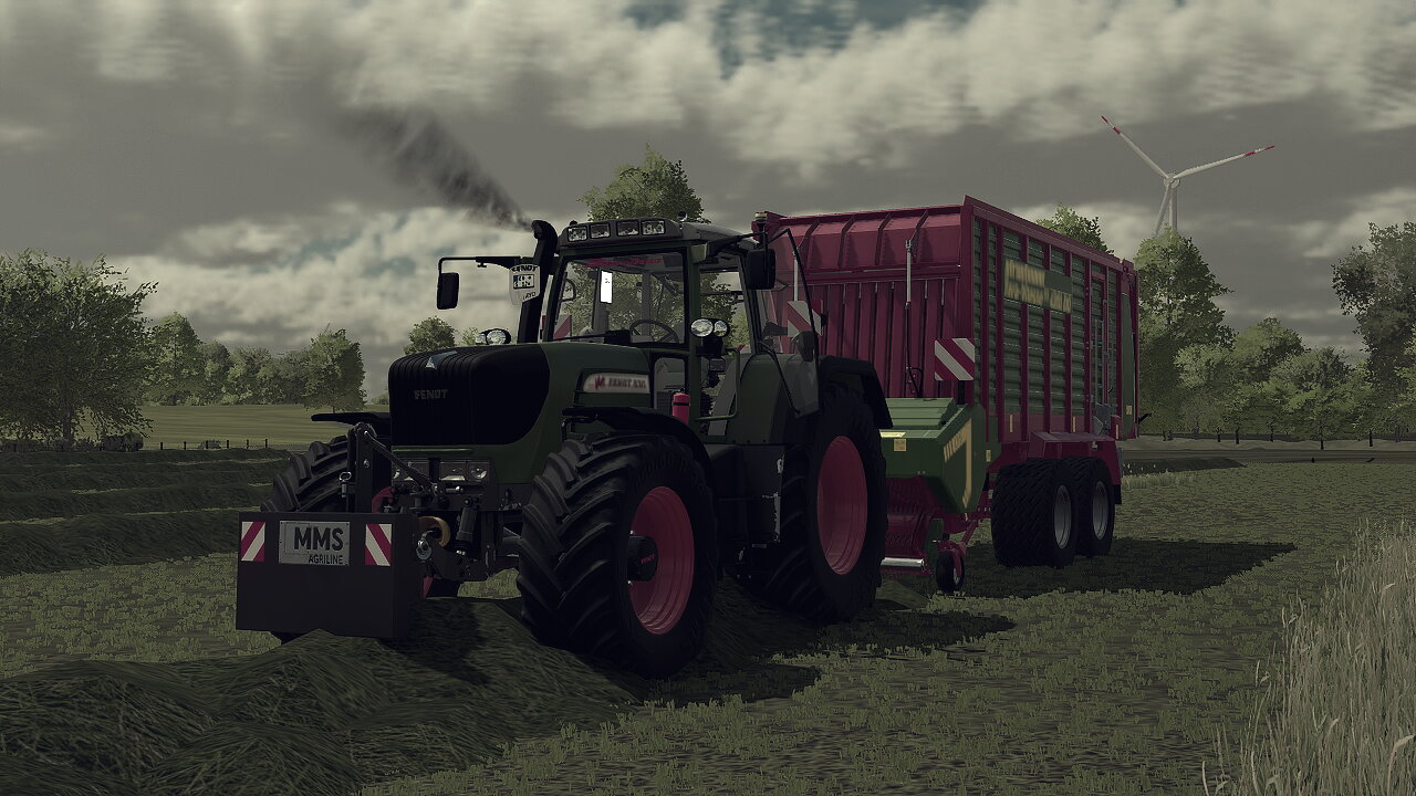 Bischen ladewagen fahren mitn Fendt 930 TMS