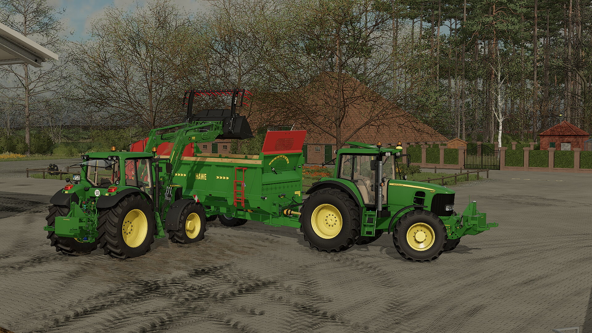 Miststreuen mit 7530 und 6920s