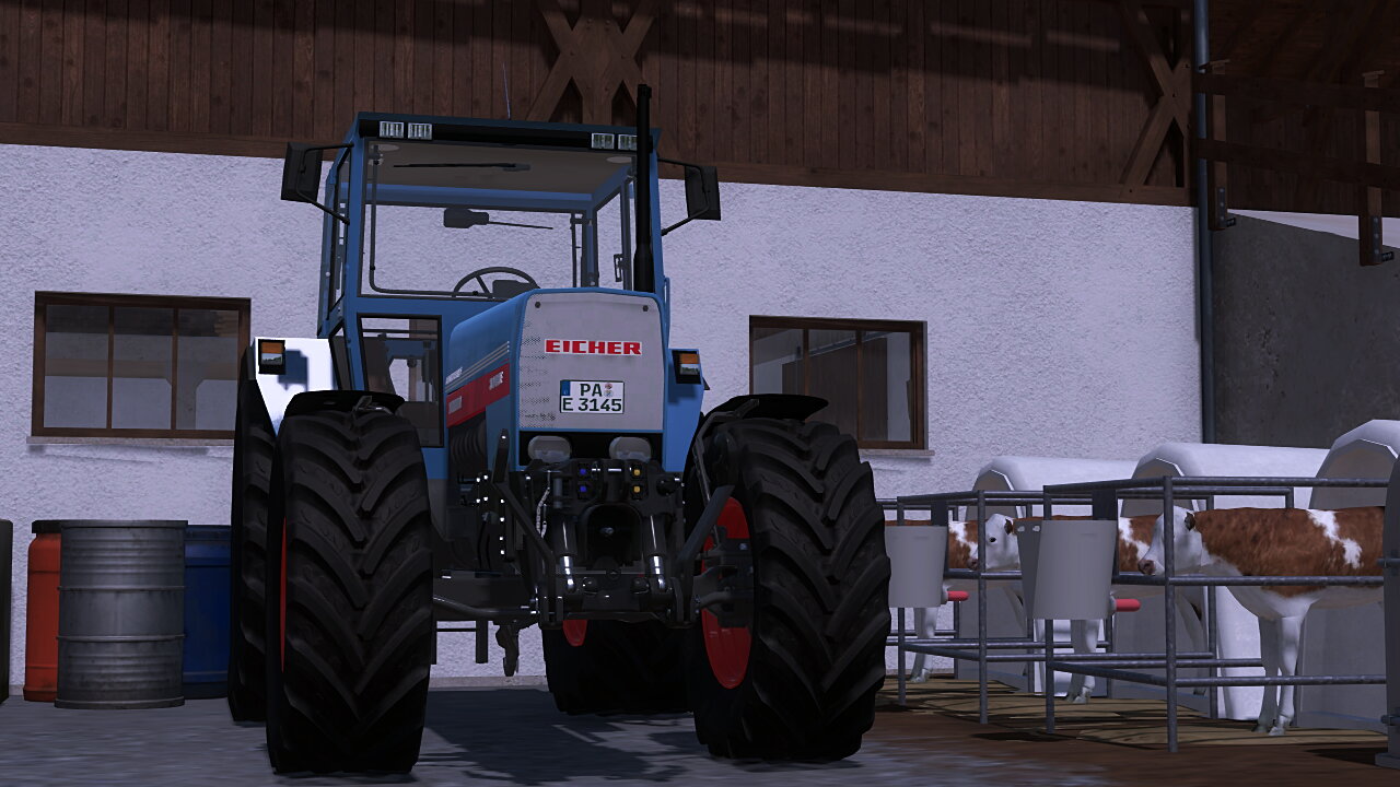 Achtung ⚠️  ein Eicher 3145 Turbo E ist in Untergriesbach unterwegs