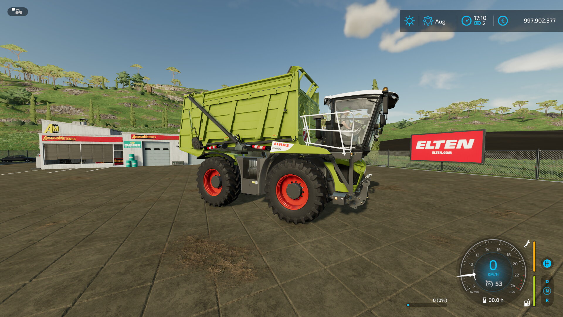 Das zweite Aufbaugerät für den DLC-Saddle Trac