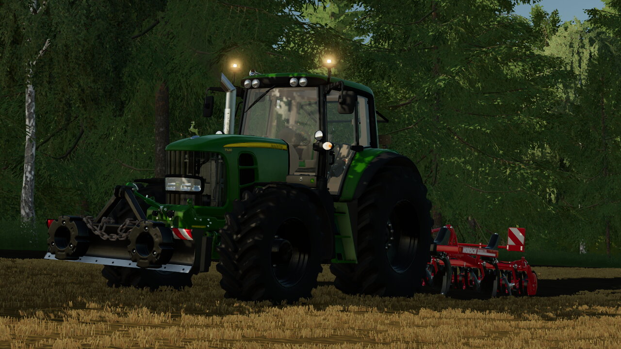 Grubbern mitn John-Deere 7530